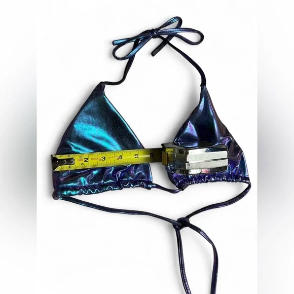 Iridescent Purple Bikini Top Small - Picture 8 of 10
